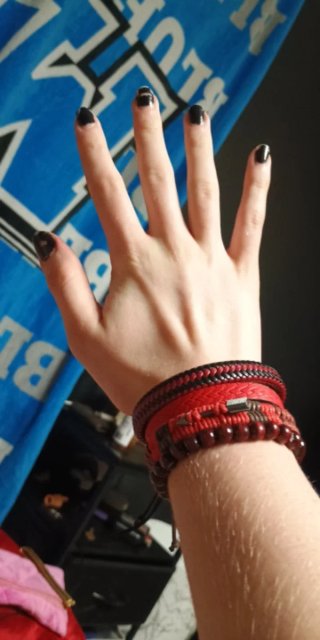 Conjunto Pulseras Cuero y Cuentas 6€ las 4 unid.