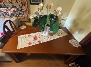 Mesa y 6 Sillas Comedor. Extensible 2,80