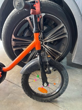 Bicicleta infantil Decathlon 14”