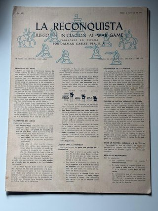 La Reconquista Wargame | Lote Tablero + Manual