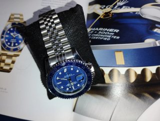 Reloj Rolex GMT Clásico Deportivo Azul