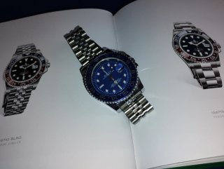 Reloj Rolex GMT Clásico Deportivo Azul