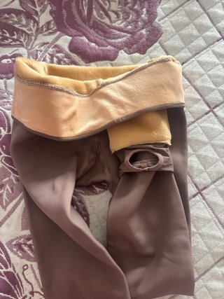 Medias térmicas marrones talla única