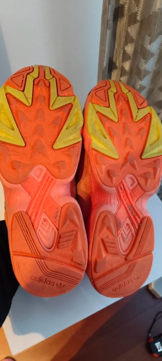 Zapatillas Adidas Mujer Naranja y Azul