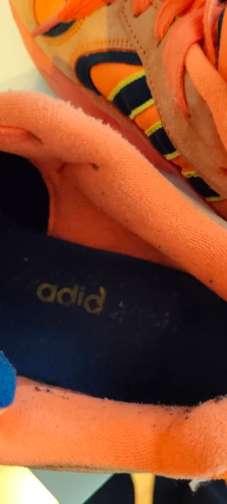 Zapatillas Adidas Mujer Naranja y Azul