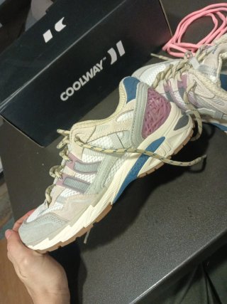 Zapatillas Coolway Beige y Rosa