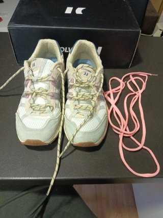 Zapatillas Coolway Beige y Rosa