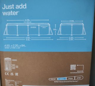 Piscina INTEX Rectangular + clorador salino