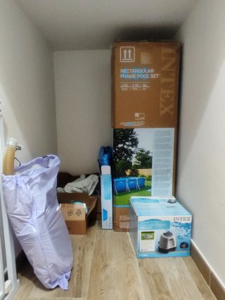 Piscina INTEX Rectangular + clorador salino