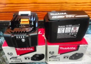 3 Baterias 18V 6Ah para Makita LXT Tipo BL1860B