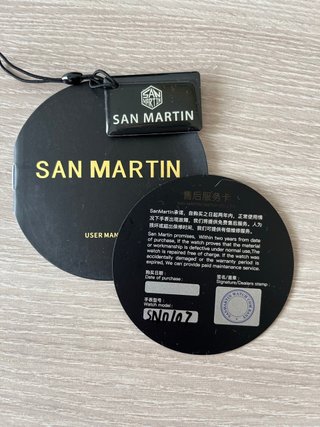 Reloj San Martin Azul Marino