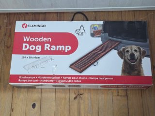 Rampa de madera para perros