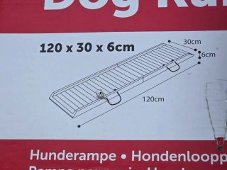 Rampa de madera para perros