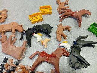 Lote Playmobil Granja Animales y Accesorios