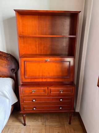 Armario escritorio antiguo madera