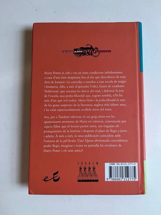 2ª EDICIÓN Harry Potter traducido al VALENCIANO