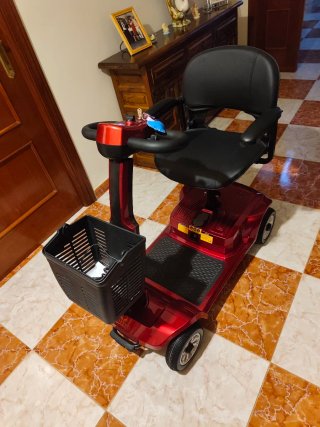 Scooter Eléctrico para Mayores Rojo