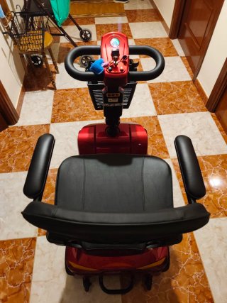 Scooter Eléctrico para Mayores Rojo