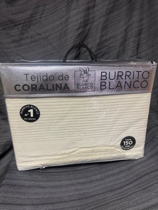 Juego Sábanas 150 Coralina Burrito Blanco NUEVO !
