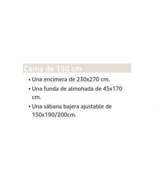 Juego Sábanas 150 Coralina Burrito Blanco NUEVO !