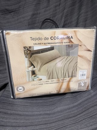 Juego Sábanas 150 Coralina Burrito Blanco NUEVO !
