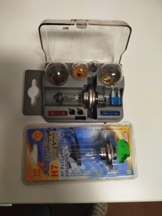 Bombilla H7 ENERFERO 12V 55W Halógena