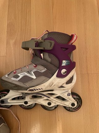 Patines Oxelo Talla 32-35 + Casco y Protecciones