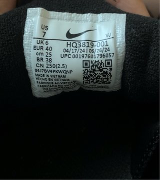 Nike React Vision negras talla 40
