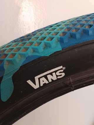 Cubiertas Cult Vans Camuflaje Azul