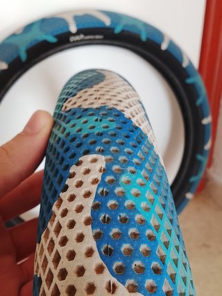 Cubiertas Cult Vans Camuflaje Azul
