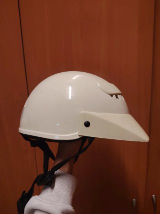 Casco de moto NZI Blanco Estilo Retro
