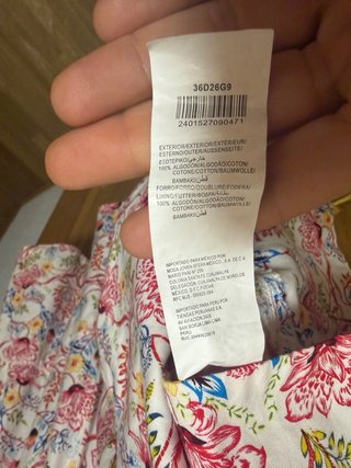Vestido Sfera floral talla L