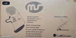 Hamaca bebé Lullaby de 0 a 6 meses
