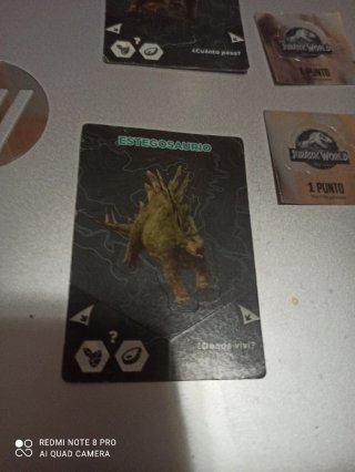 Cromos de dinosaurios