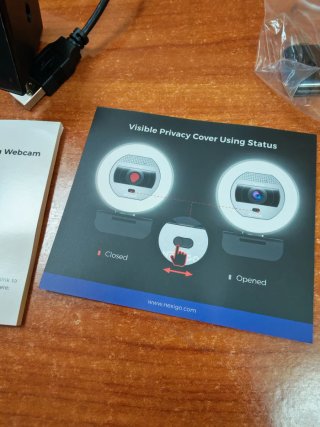 NexiGo N930E Pro Webcam 4K con Luce