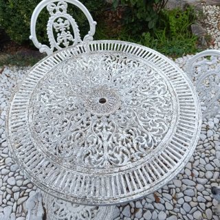 Conjunto de jardín vintage estilo francés