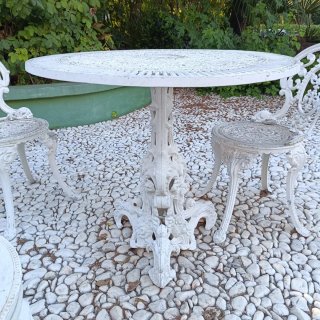 Conjunto de jardín vintage estilo francés