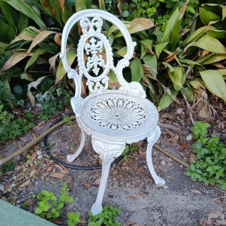 Conjunto de jardín vintage estilo francés