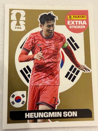 Carta Mundial Extra Heungmin Son Panini