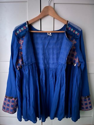 Sobrecamisa MADE IN INDIA bordada mujer
