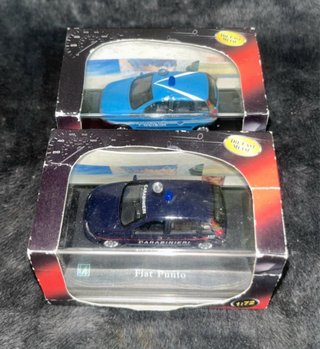Cararama Fiat Punto 2 modelli 1:72 Forze Ordine