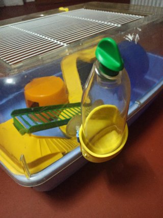Jaula para hámster con accesorios