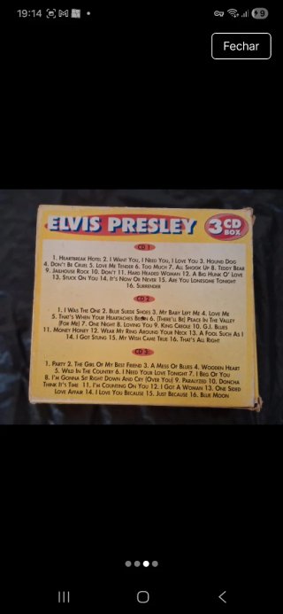 Elvis Presley 3 CD Box