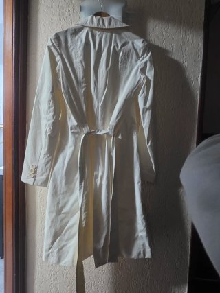 Gabardina beige mujer talla S marca zara