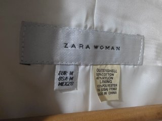 Gabardina beige mujer talla S marca zara