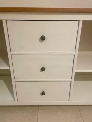 Aparador IKEA HEMNES Blanco/Marrón