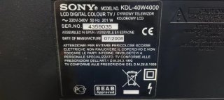 TV Sony Bravia Negra
