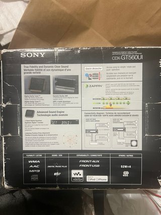 Radio Sony Xplod CDC-GT560UI