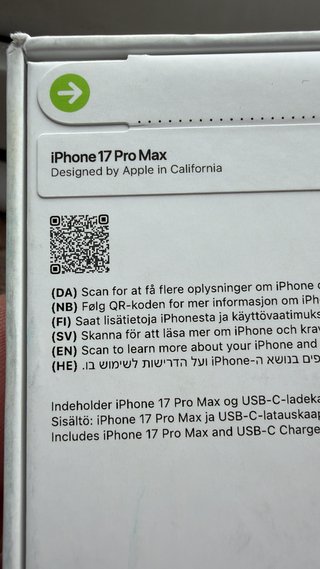 iPhone 17 Pro Max 1TB Azul