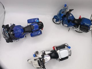 Lotto 3 Moto Polizia Modellini 1:18